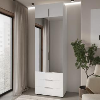 Шафа 2Д3Ш Версаль (Гелар) Білий Дзеркала + Антресоль Фенікс Шафа 2Д3Ш Версаль (Гелар) Білий Дзеркала + Антресоль Фенікс