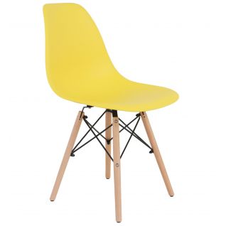 Стул Aster RL Wood Пластик желтый АМФ, цены в Украине