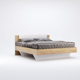 Кровать 1.8х2.0м без каркаса  Асти Дуб Крафт/белый глянец MiroMark фабрики MiroMark