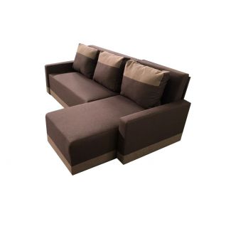 Угловой диван Эко 2 с тремя подушками Kairos