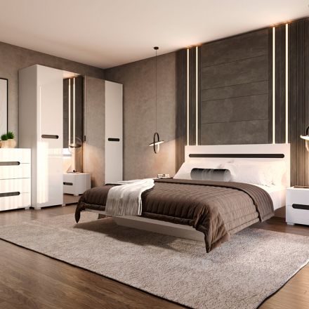 Фото Спальня Б'янко Білий Світ-меблів