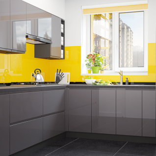 Кухня Interno Серая глянец цена от