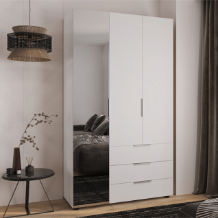 Шафа 3Д3Ш Версаль (Гелар) Білий (1 Дзеркало велике) Фенікс Шафа 3Д3Ш Версаль (Гелар) Білий (1 Дзеркало велике) Фенікс