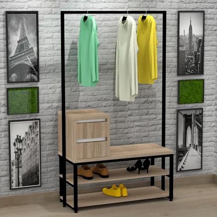 Фото Прихожая Лофт ПЛ-11 100 см Flashnika