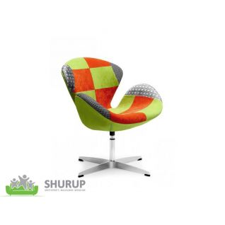 Кресло Rainbow green/orange фабрики Halmar