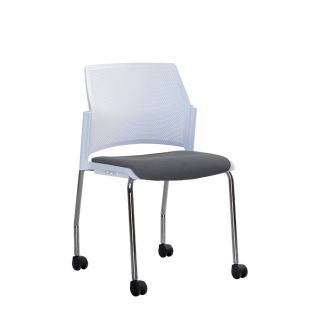 Стілець REWIND PLAST PLUS COMBI WHITE RMH Nowy Styl
