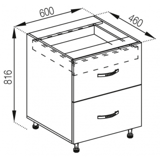 Секция 60НШ FAVORIT Кухня Оля 2 категории