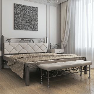 Кровать металлическая Стелла Металл-Дизайн фабрики Металл-Дизайн