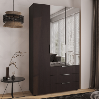 Шафа 3Д3Ш Версаль (Гелар) Венге (2 Дзеркала маленьких) Фенікс Шафа 3Д3Ш Версаль (Гелар) Венге (2 Дзеркала маленьких) Фенікс