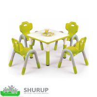 Стол детский Simba kwadrat (green)