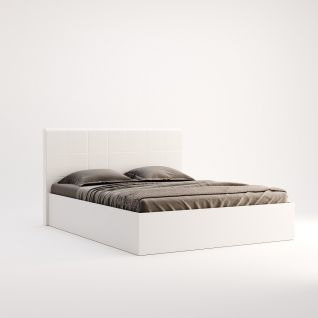 Кровать 1.6х2.0м подъемная с каркасом Фемели / Family Глянец Белый MiroMark фабрики MiroMark