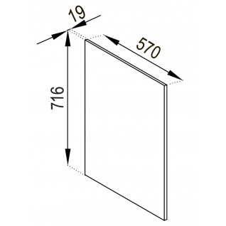 Панель низ 716 Кухня Влада