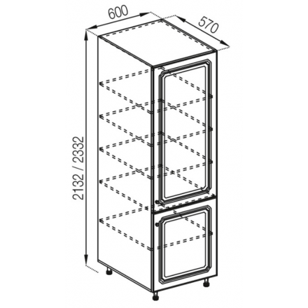 Фото Секция 60 пенал 920 Кухня Валенсия