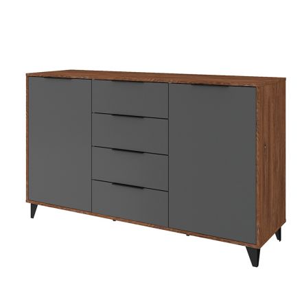 Фото Комод Тайсон Серый графит Феникс