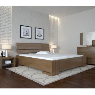 Двухспальная кровать Домино сосна с подъёмным механизмом ArborDrev 