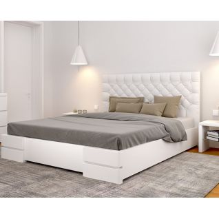 Двухспальная кровать Камелия квадрат бук с механизмом ArborDrev  фабрики ArborDrev