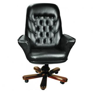 Кресло HERCULES EXTRA кожа люкс LE-A цвет Черный фабрики Примтекс плюс