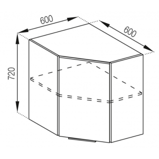 Секция 60х60В Кухня Милана