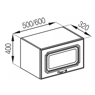 Секція 60 ОКАП Кухня Валенсія фабрики Кухни Світ Меблів