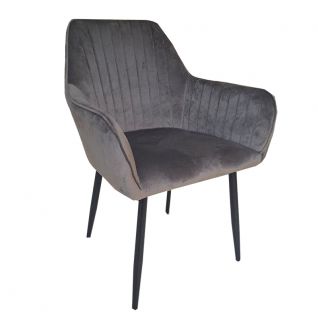 Крісло Venera-C вельвет теплий сірий АМФ Крісло Venera-C вельвет теплий сірий АМФ