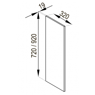 Панель верх 920 Кухня Влада