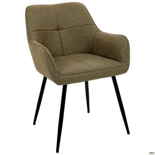 Крісло Ariel чорний/тканина зелена АМФ Крісло Ariel чорний/тканина зелена АМФ