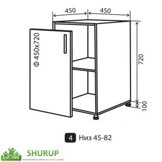 №3 Секция 40 низ дверь Кухня Флоренция