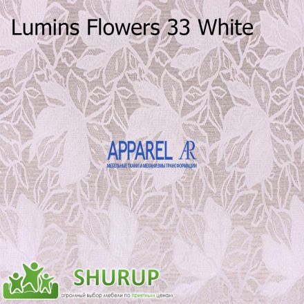 Фото Ткань Lumins Flowers рогожка