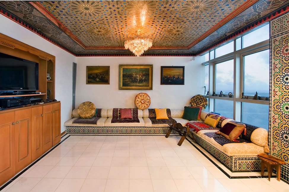 Арабский стиль интерьера позволит Вам дома создать комфортную и богатую обстановку.